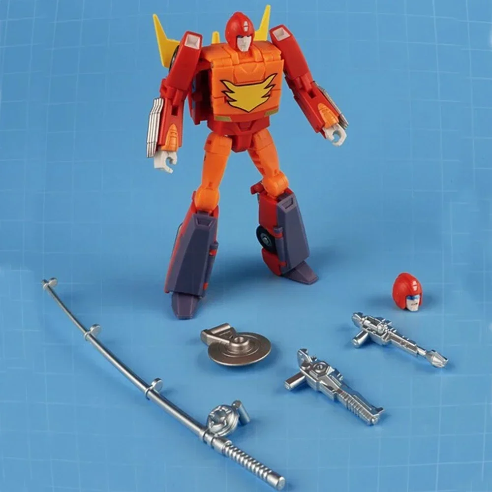 

In Stock MFT Transformed toys MS21 MS-21 G1 Hot Rod Flame Walker Mini Pocket Warrior KO Action Figure Robot Toys