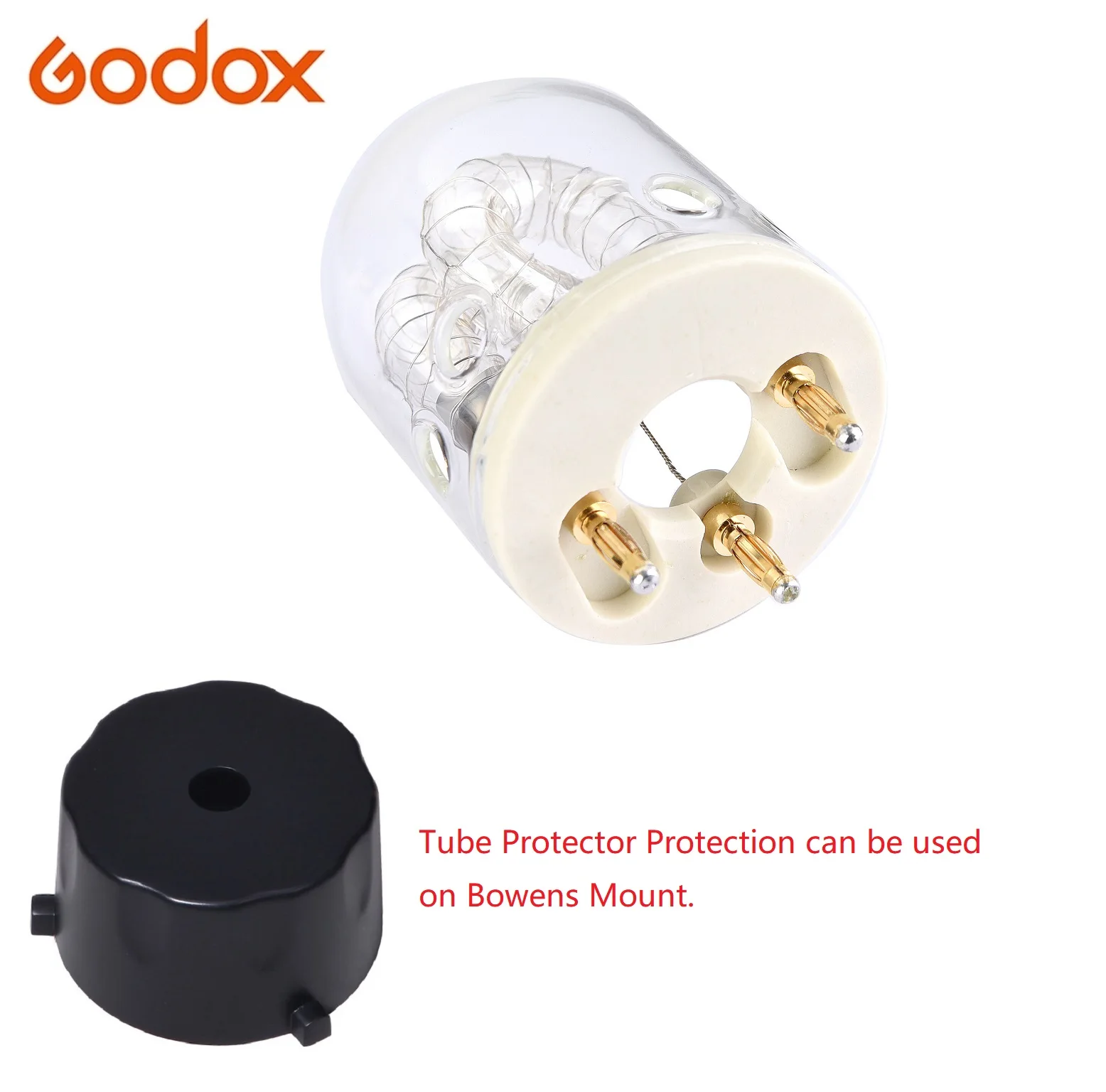 Godox 600W Flash Tube Bare Bulb Protector Protection Cover for Witstro Speedlite Flashpoint XPLOR AD600 AD600B AD600BM Flash