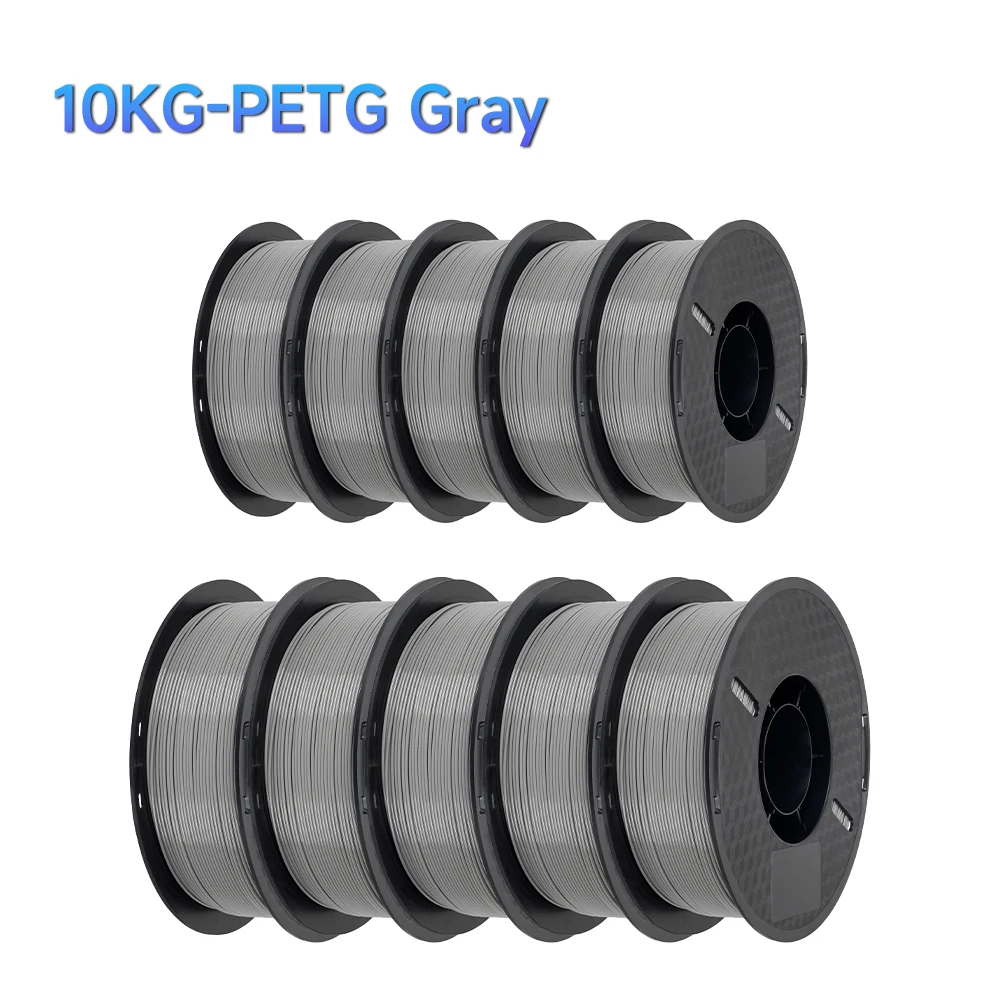 10KG PLA PETG-filament voor 3D-printerfilament 1KG/rol 1,75MM Plastic filamenten Line Up Netjes afdrukken Materiaal voor 3D-printer