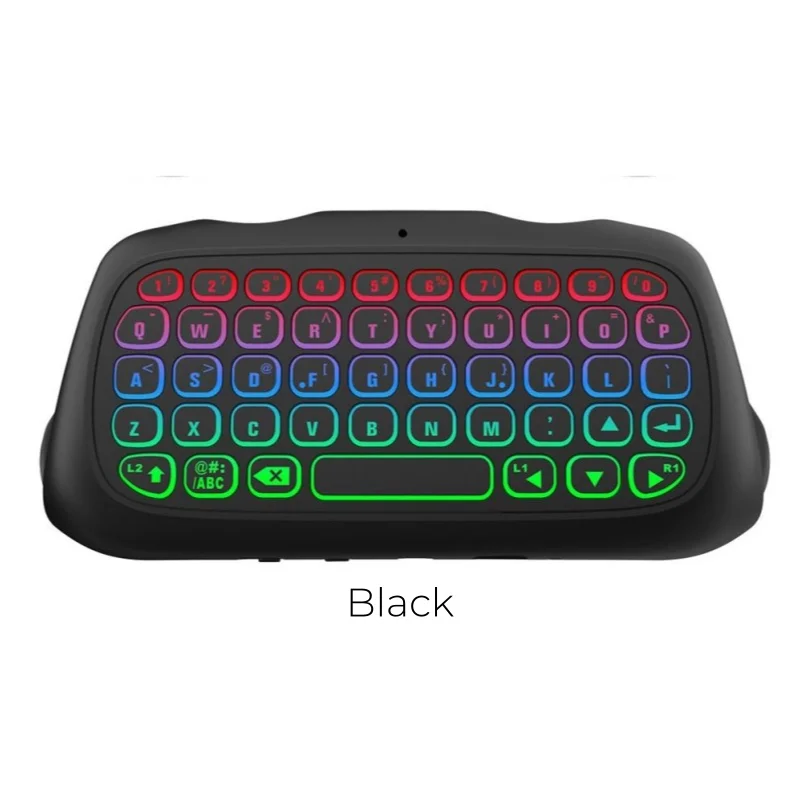 Draadloos toetsenbord voor PS5-controllerhandvat Bluetooth extern toetsenbord voor Playstation5 ChatPad Bluetooth-toetsenbord met RGB