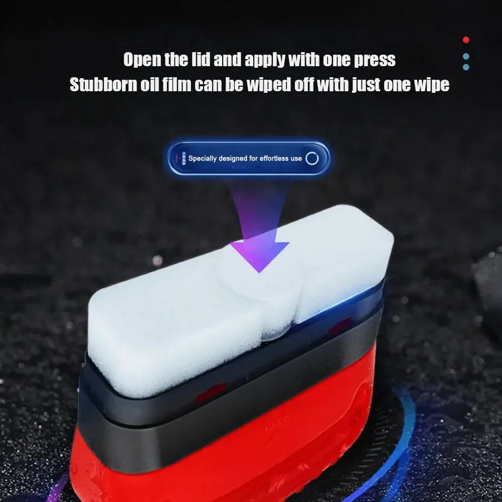 Car windshield oil film remover for rainy days auto window clear vision Hydrophobic coating strong dirt removal cleaning brush image 5