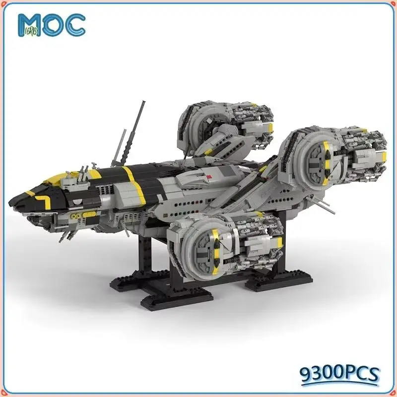 

MOC Building Blocks USCSS Spaceship Model Plane Fighter DIY Modular Bricks Assembly Set Creative Display Toys Gifts 9300PCS
