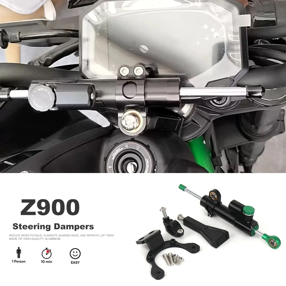 

New Motorcycle CNC Steering Damper Stabilize Dampers Bracket Mounting Kit For KAWASAKI Z 900 z900 Z900 2020 2021 2022 2023 2024