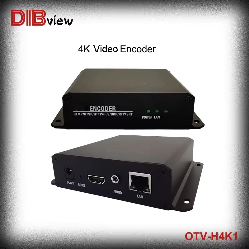OTV-H4K1 Encoder multimediale SRT per streaming live video IPTV compatibile HDMI 1 canale 4K H.265