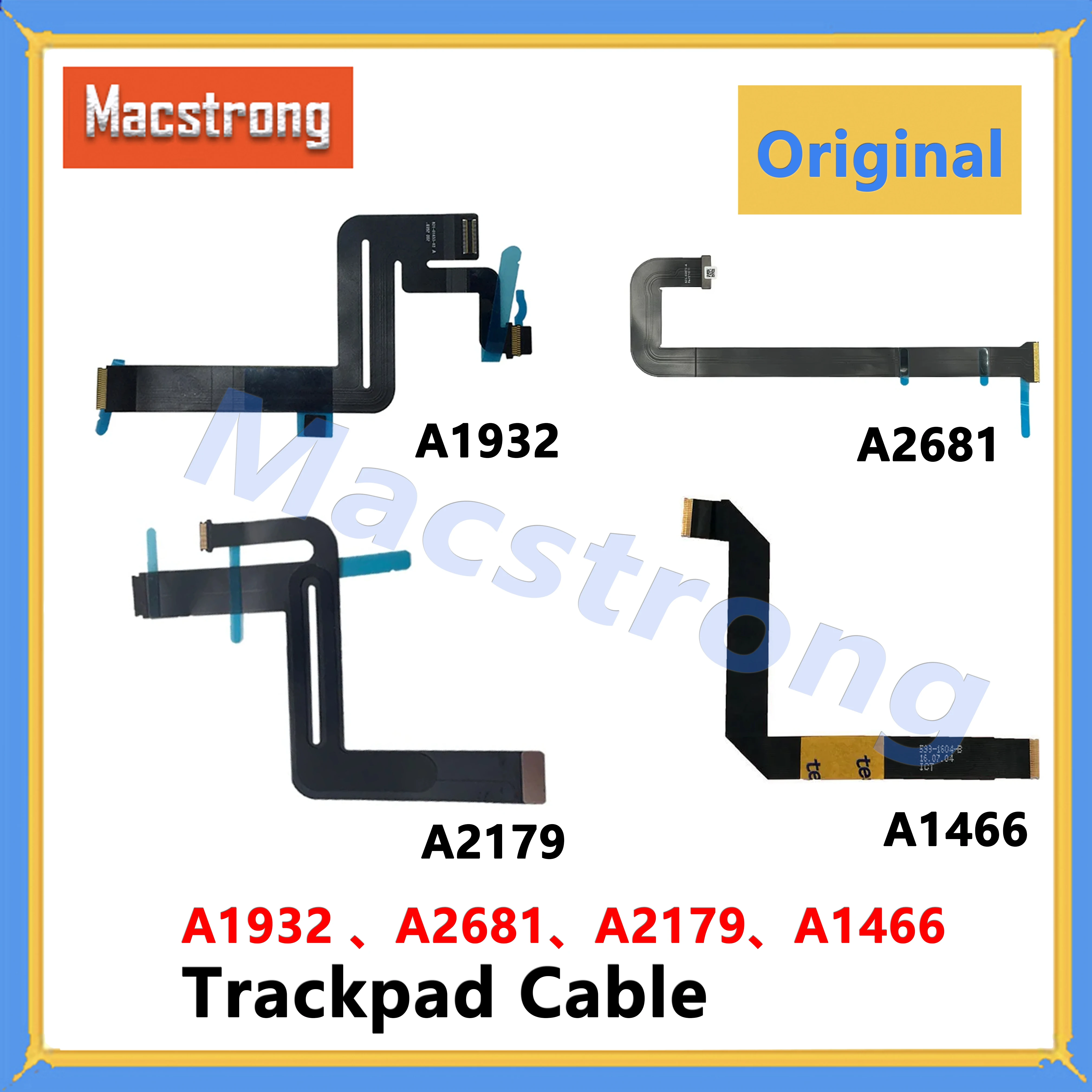 Original New Trackpad Cable for Macbook Air A1932 A2681 A2179 A1466 A3113 A3114 Touchpad Trackpad Flex Cable Replacement