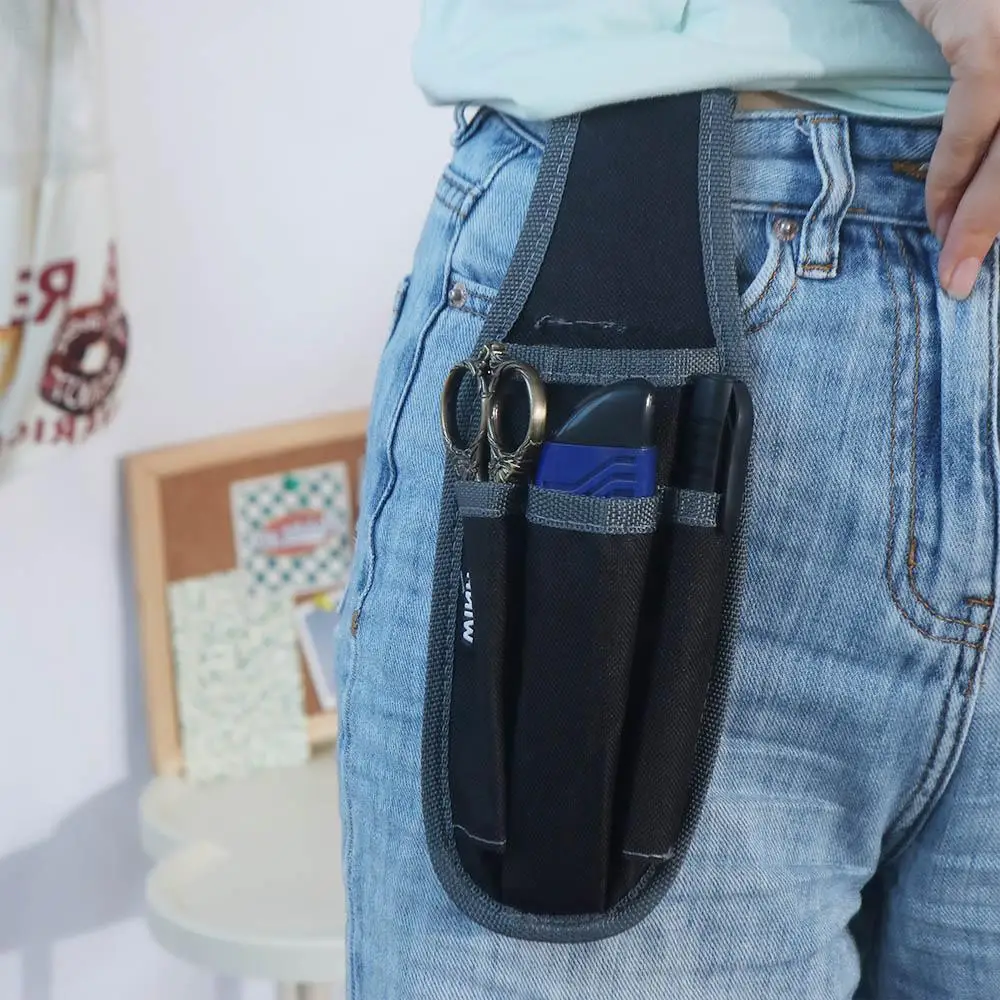 Wear-resistant Tool Waist Bag Oxford Cloth Thickened Tool Belt Multilayer Storage Waterproof Electrician Tool Bag