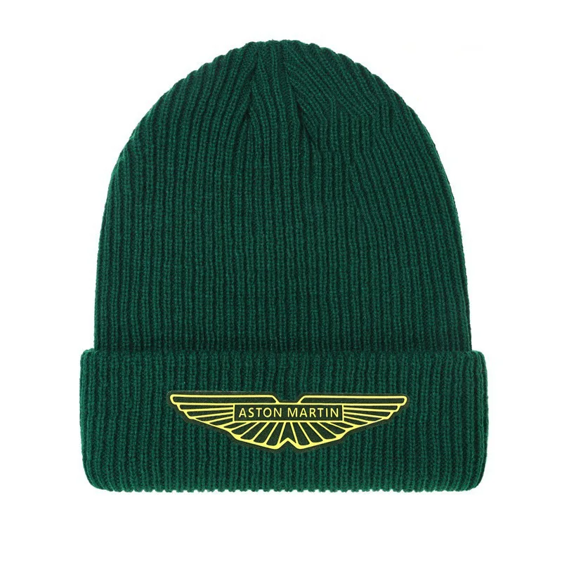 

Aston Martin Unisex Warm Knitted Hat for Autumn Winter Hip-Hop Outdoor Style Adult Cap