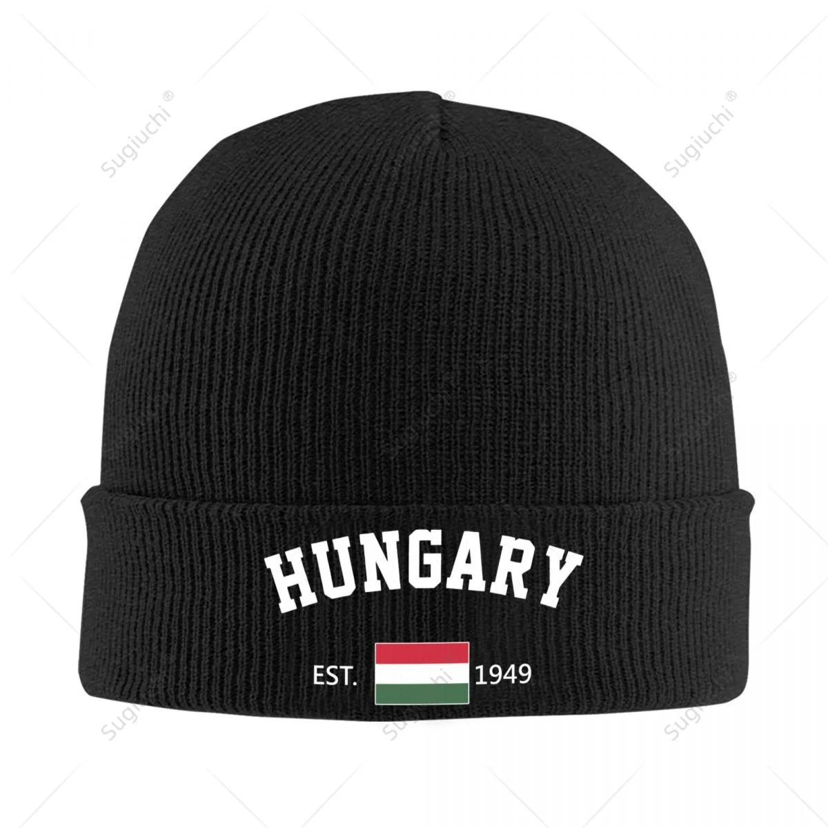 Knitted Hat Unisex Hungary EST.1949 Independence Day For Men Women Boys Winter Autumn Beanie Cap Warm Bonnet