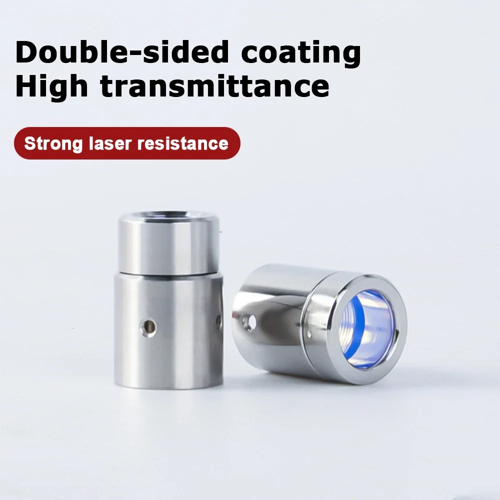 Raycus Original Output Protective Connector Lens 3300W 4000W 6000W QBH Protective Cap Fiber Optic Crystal For Laser Source