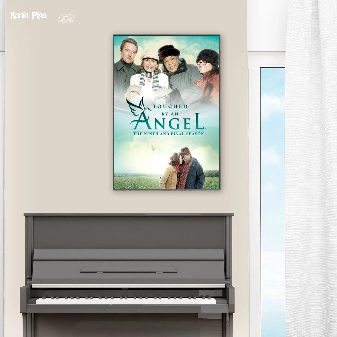 Touched By An Angel Classic Movie Poster Art Print Canvas Painting Wall Pictures Living Room Home Decor (No Frame)
