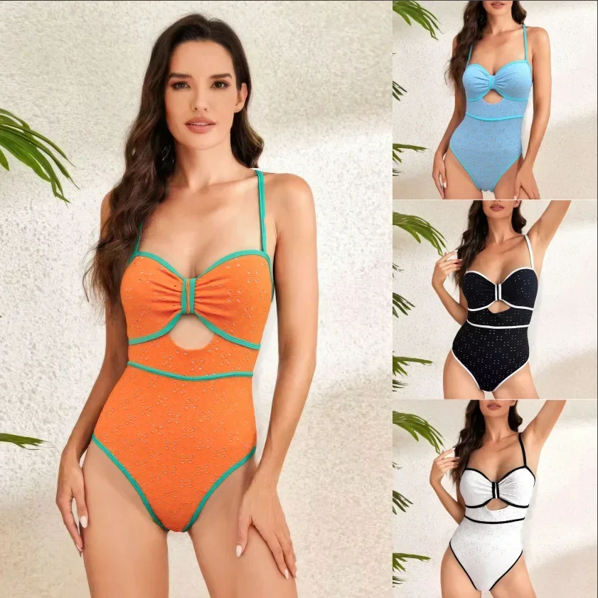 

Sexy One-Piece 2025 New Bikini Swimsuit for Hot Spring Spa Belly Covering Slimming Effect Chinese Brand Sportswear And Accessori