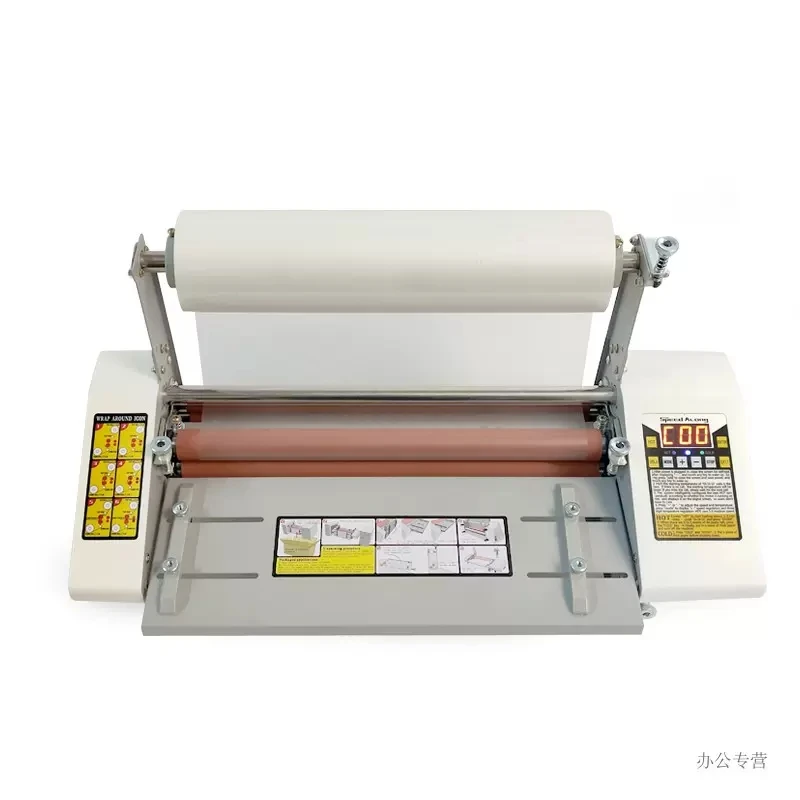 335mm A4 A3 electric cold & hot roll laminator double side laminating machine