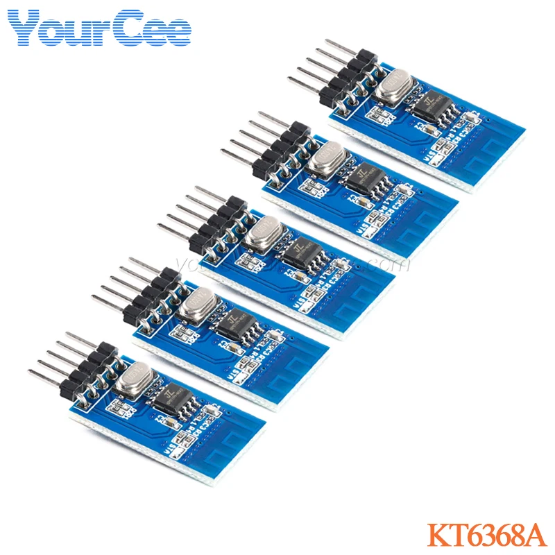 5pcs/1pc KT6368A Bluetooth-compatible BLE 5.1 Transparent Transmission Module Serial Port Data Communication 5.1BLE/2.1 SPP