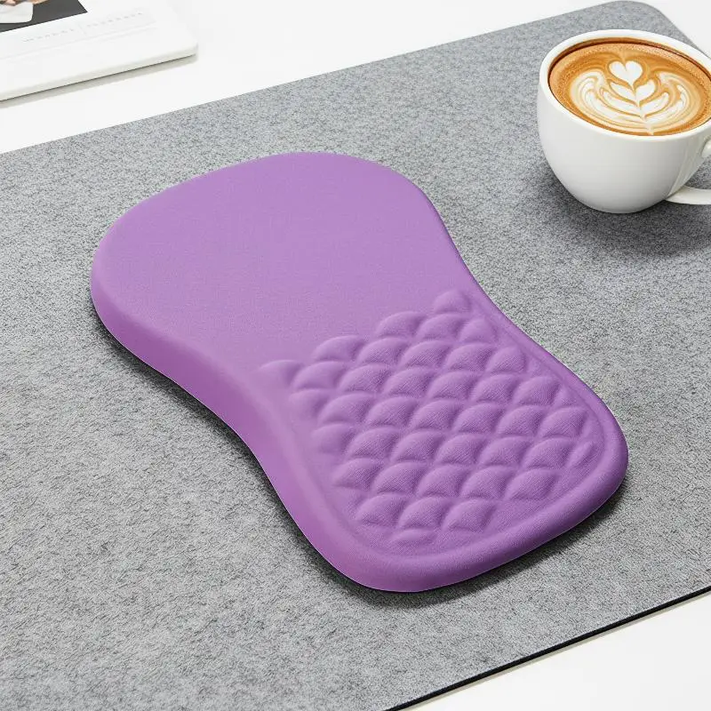 Ergonomic Memory Foam Mouse Pad Wrist Rest Non Slip Base Hand Rest Desk Mat Durable Accessory For Long Hours Computer Using