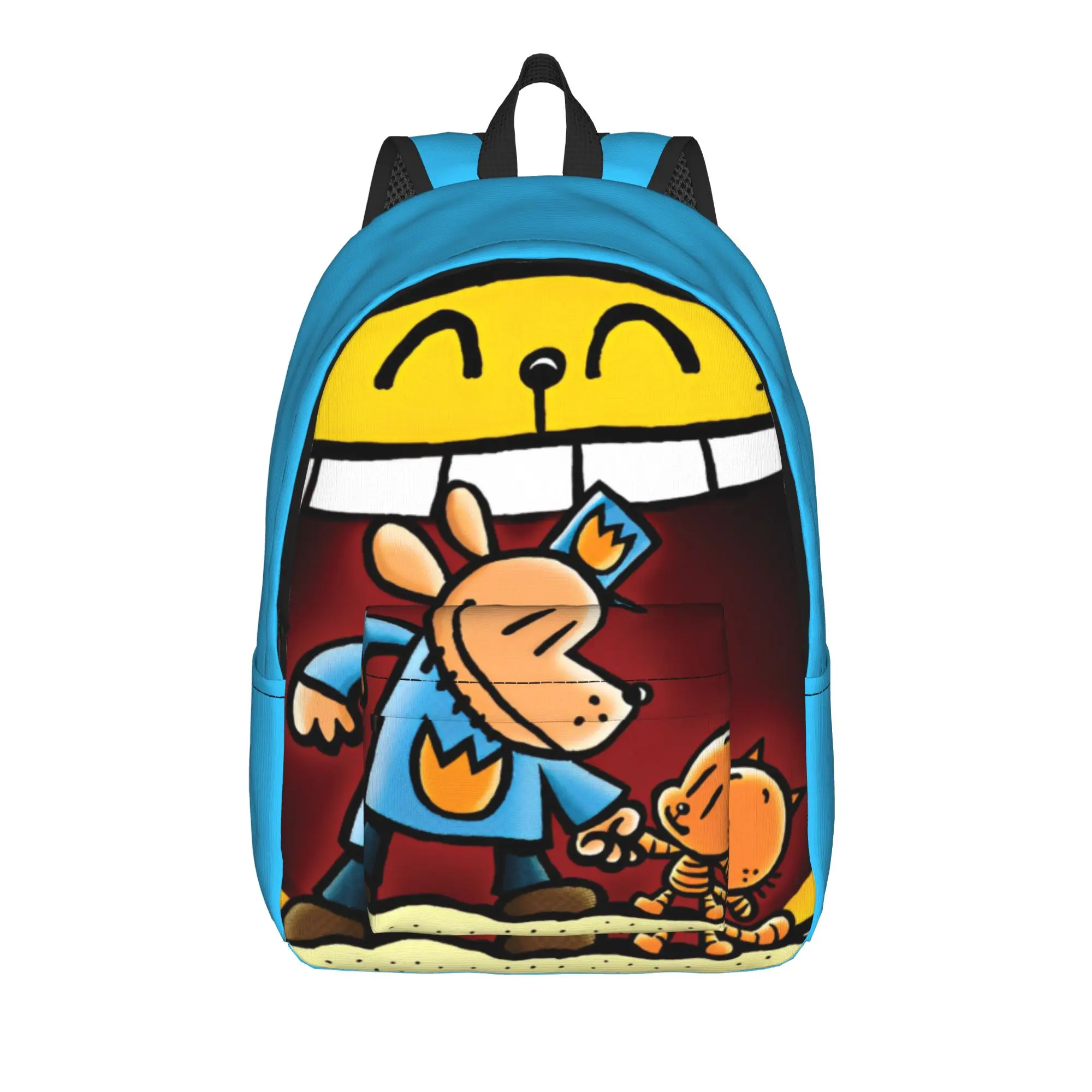 Dogmans Movie Comic Backpack for Men Women Fashion High School Work Daypack Cartoon Animals Laptop Computer Shoulder Bag Gift