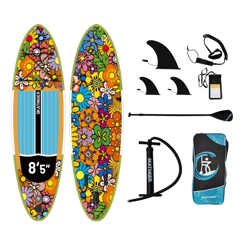For Inflatable Stand up Paddle Board for Kids-Wave Surfing Stitch + PVC + EVA Material 1 Year Warranty