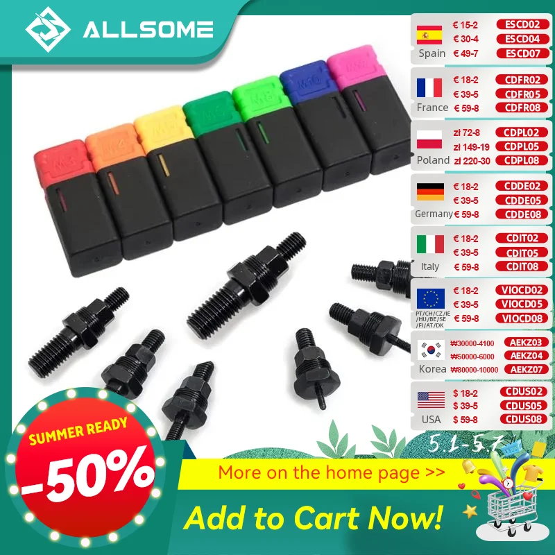 

Резьбовая оправка для заклепки ALLSOME M3-M12