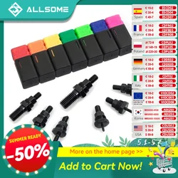 ALLSOME Riveter Gun Part Threaded Mandrel Replacement For Hand Nut Rivet Metric M3-M12 HT2775+