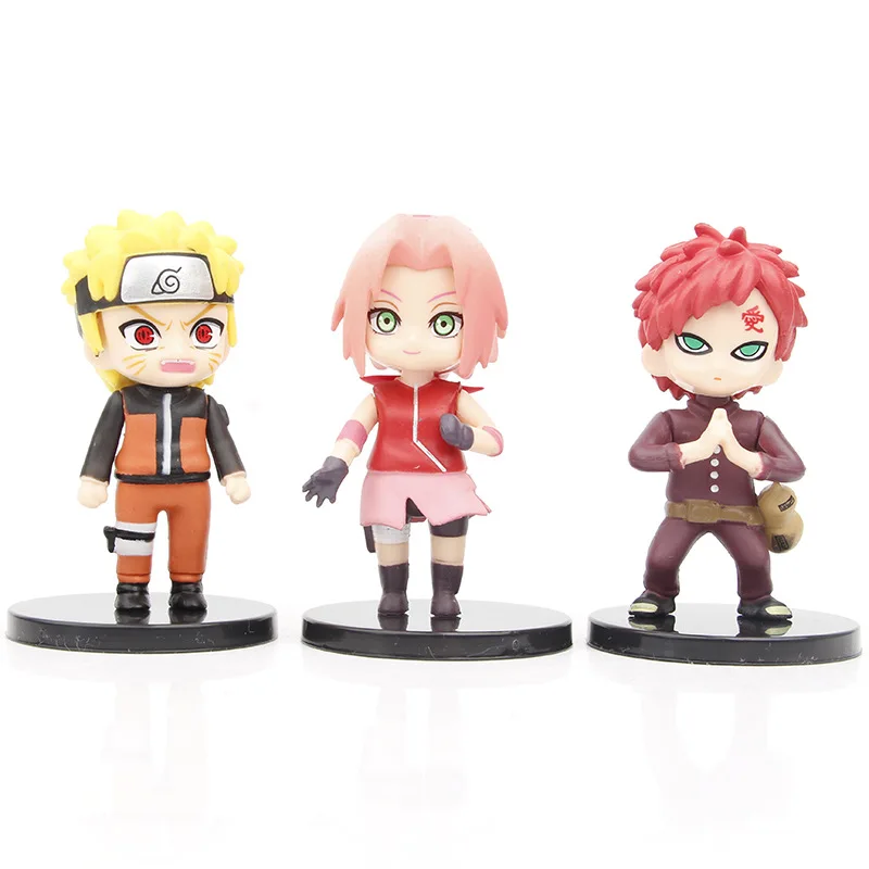 Naruto Versão Anime do Modelo da Mão do Personagem, Versão Q de Naruto do Carro, Exibição do Bolo, Caixa Cega, Twist Egg Doll, Presente