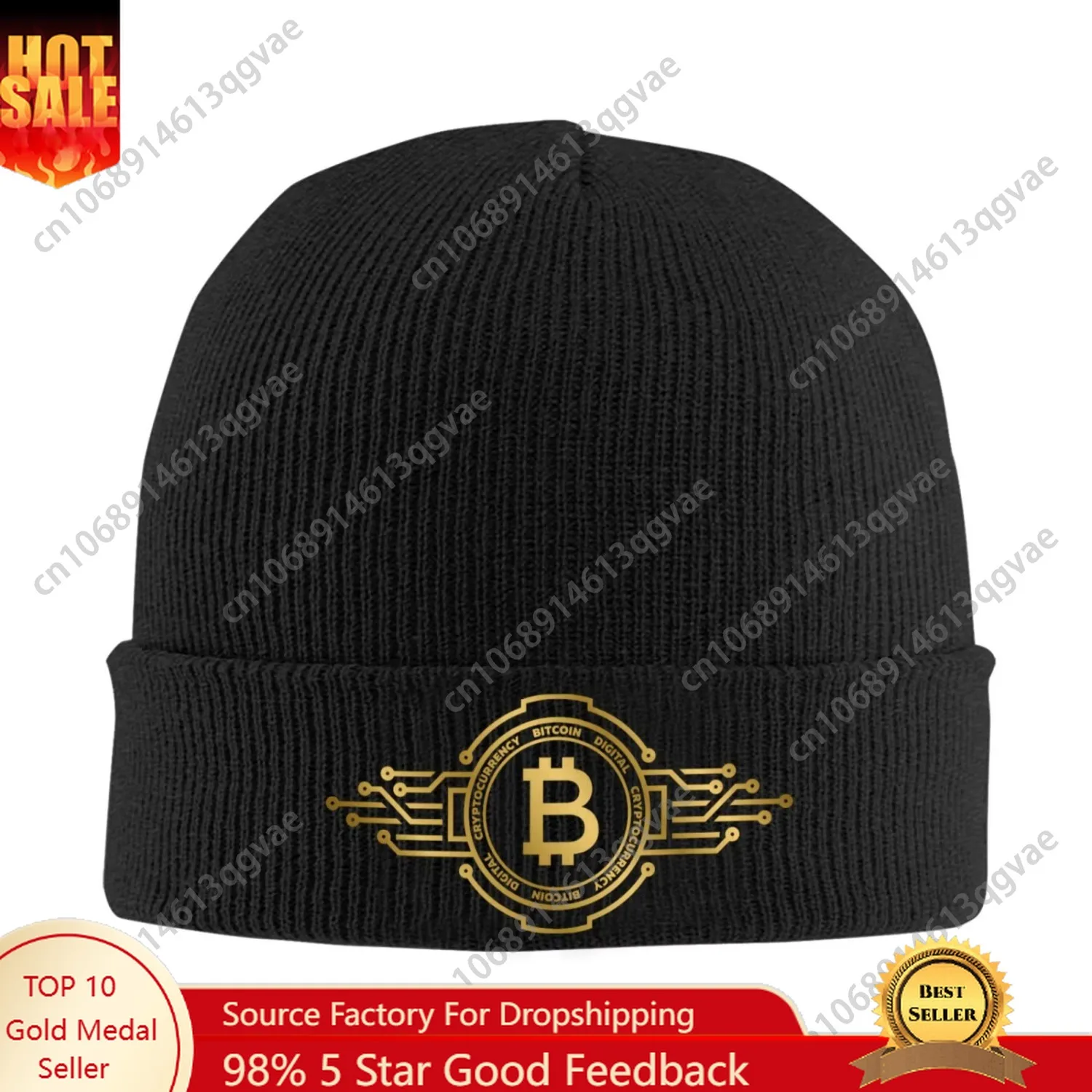 

Bitcoin Blend Bonnet Hats Hip Hop Hats for Men Women Winter Keep Warm Skullies Beanies Caps Unisex Adult Bonnet Hats