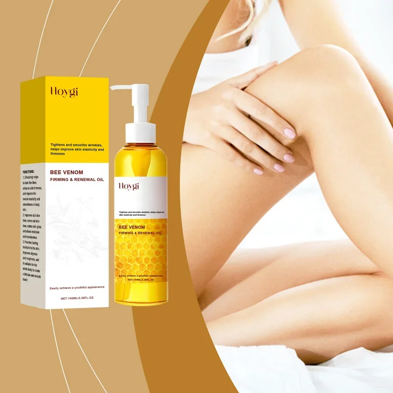 

Firming Bee Venom Body Oil - Nourishing Hydrating Care Oil for Full Body, Improves Skin Smoothness & Highlights Body Shape