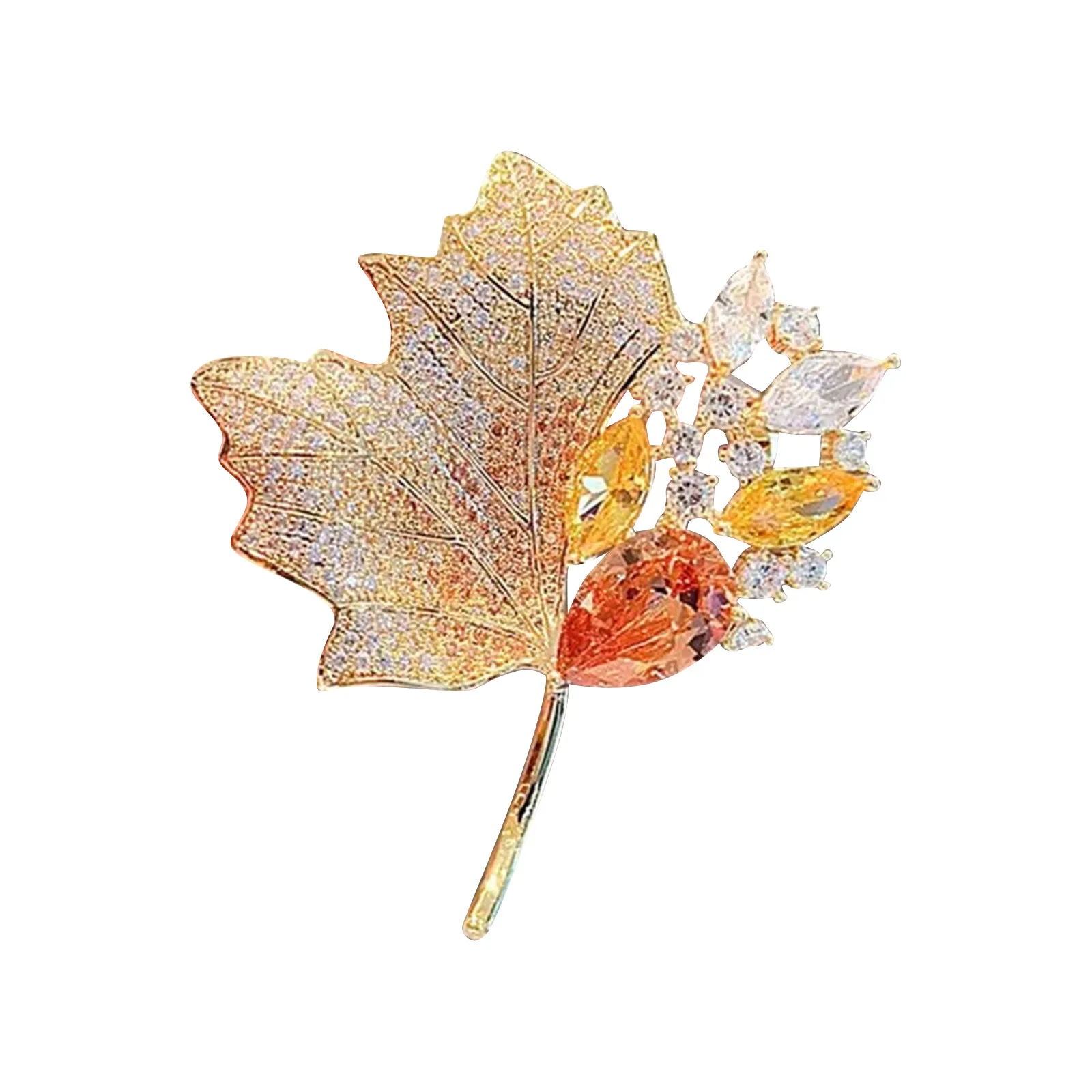 Kleine Blumenförmige Brosche für Damen, Ukraine-Design mit Strass, Weizenähren-Anstecknadel, Bankett- und Party-Schmuck, Festtagsgeschenk