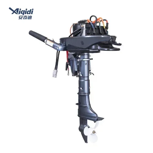 AIQIDI 7HP 48V Electric Boat Motor E7 Portable Electric Power Water Cooling Outboard Engine