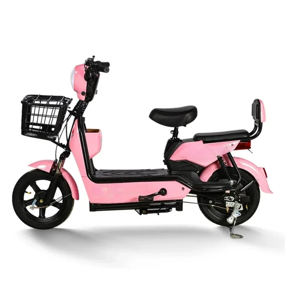 

Factory Direct 400W Full Copper Motor 48v20ah Brand New Battery Long Range 14 Inch Tire Adult Electric Motorcycle Scooters