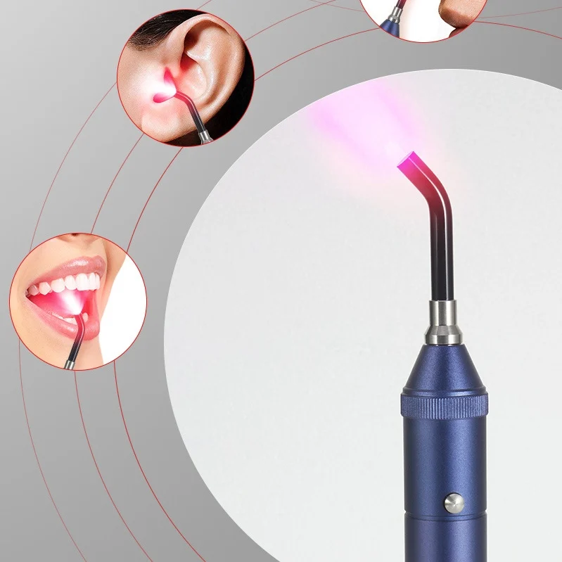 Effective Cold Sore Treatment Device,Red Light Therapy Wand for Mouth Sores & Fever Blisters, Near Infrared Skin Care Machine