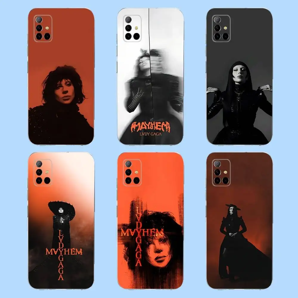 

L-Lady Mayhem G-Gaga Phone Case For Samsung S 23,22,10,9,8 A 71,52,51,30,21S,12 PIus,E,Lite Note20 Ultra Clear Soft