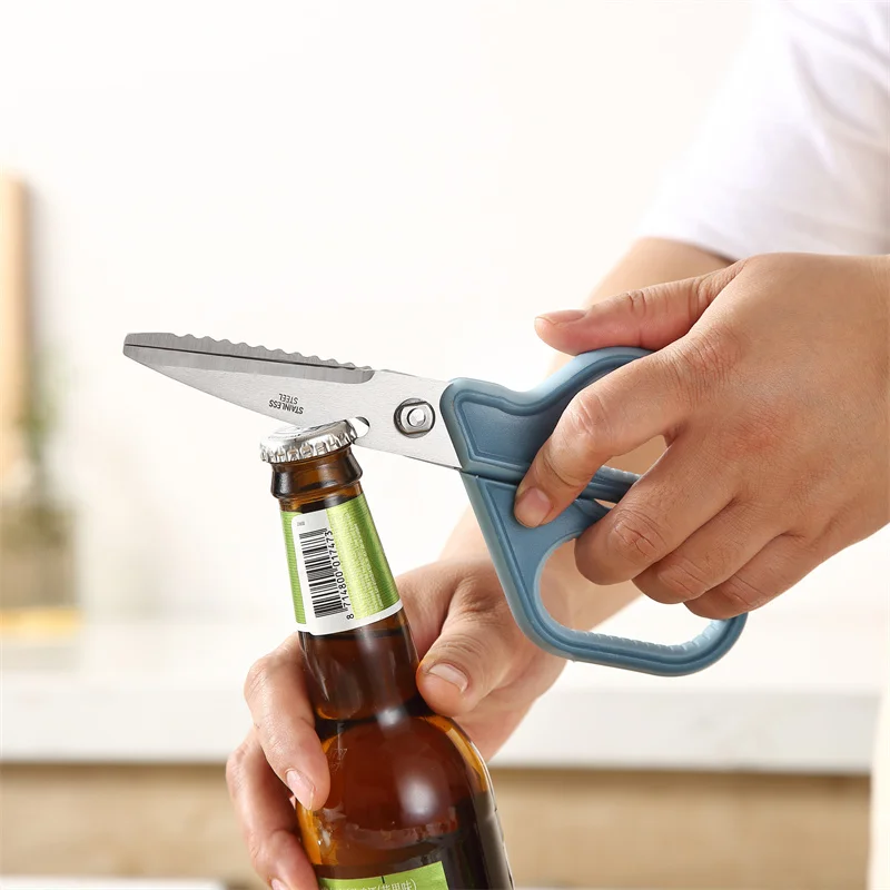 Professional Multifunctional Kitchen Scissors for Cutting Chicken Meat Raptor Shears Vegetables Fish Crab Herb Bone Scissors