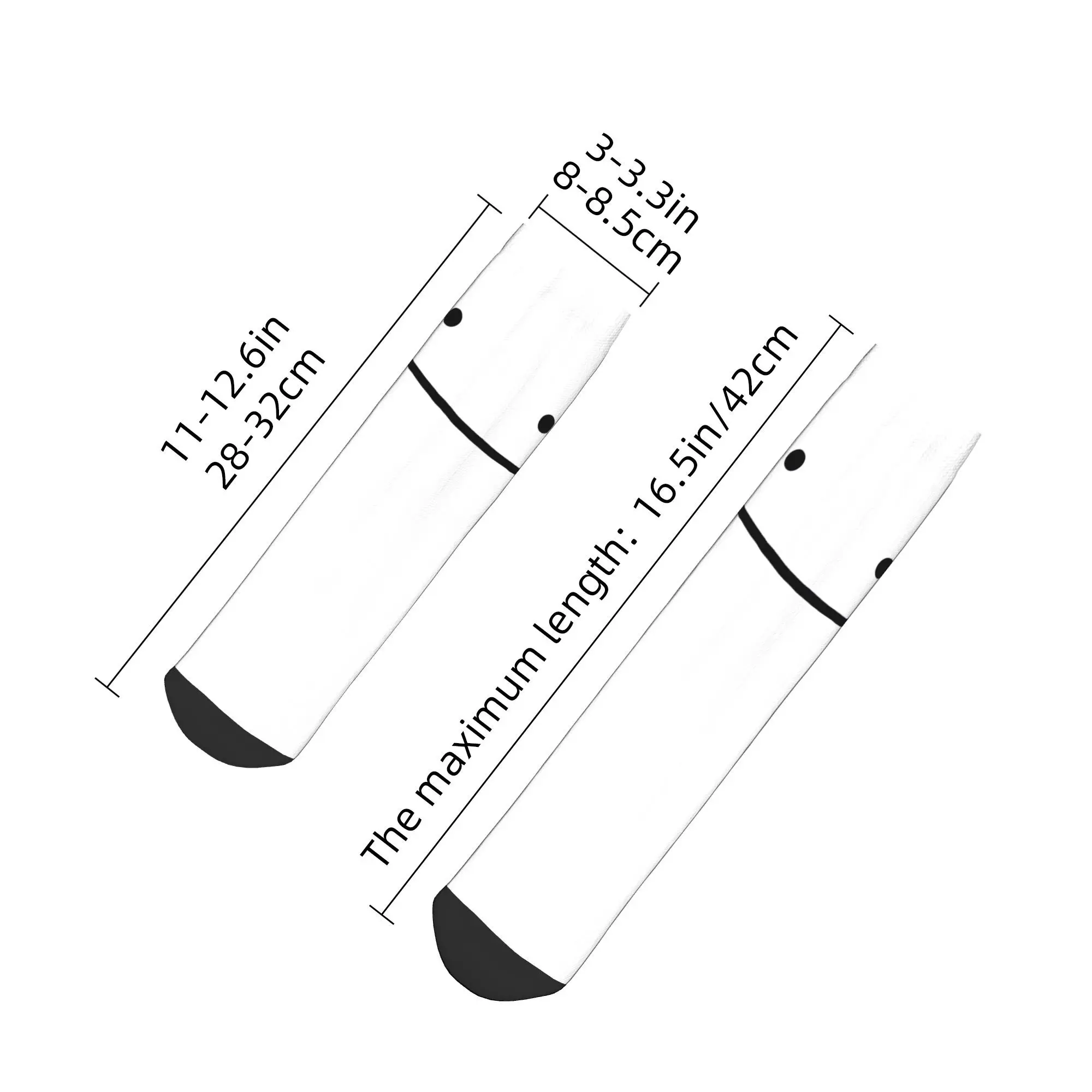 All Seasons Ditto Face Socks Harajuku High Quality Crew Socks Hip Hop Stockings for Men Women Gifts
