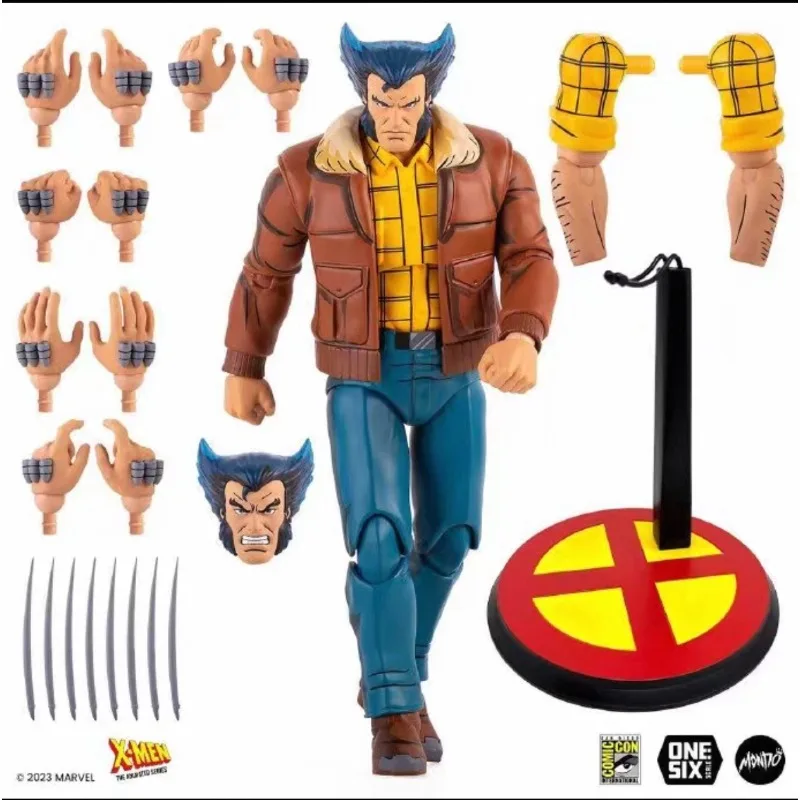 Original Mondo Marvel Legends Series X-MEN THE ANIMATED SERIES WOLVERINE Action Figure Toys Model