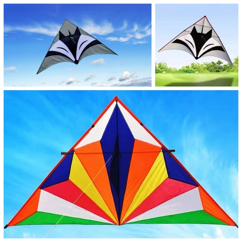 

free shipping large fox kites for adults delta kite flying outdoor sports children's flying deer kite professional gel blaster