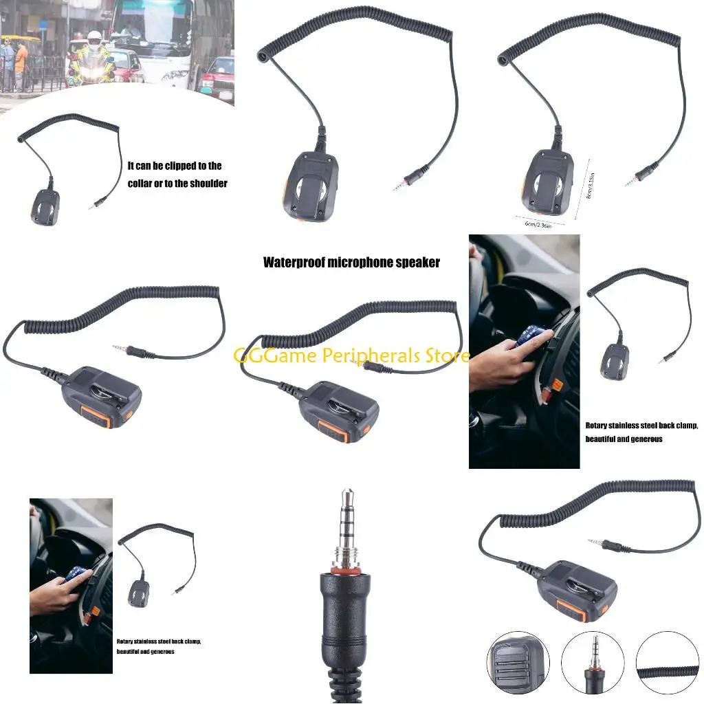 

U55B динамик микрофон двустороннее радио ручной микрофон для IC-M33 M34 M36 M37 M23 M24