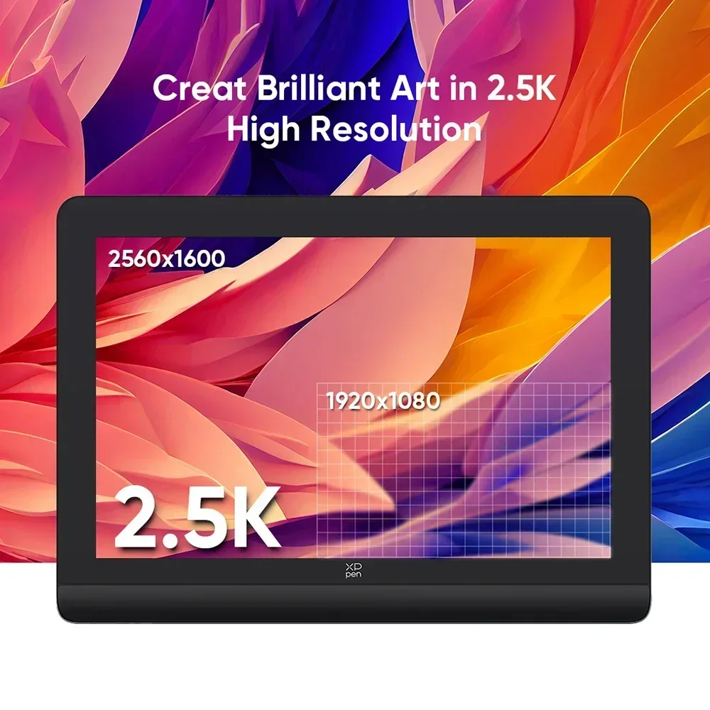 Baru! Tablet Grafis XPPen Artist Pro 16 (Gen 2) Monitor Gambar 16-inci Layar Menggambar 16K Tingkat Tekanan Resolusi 2.5K Windows