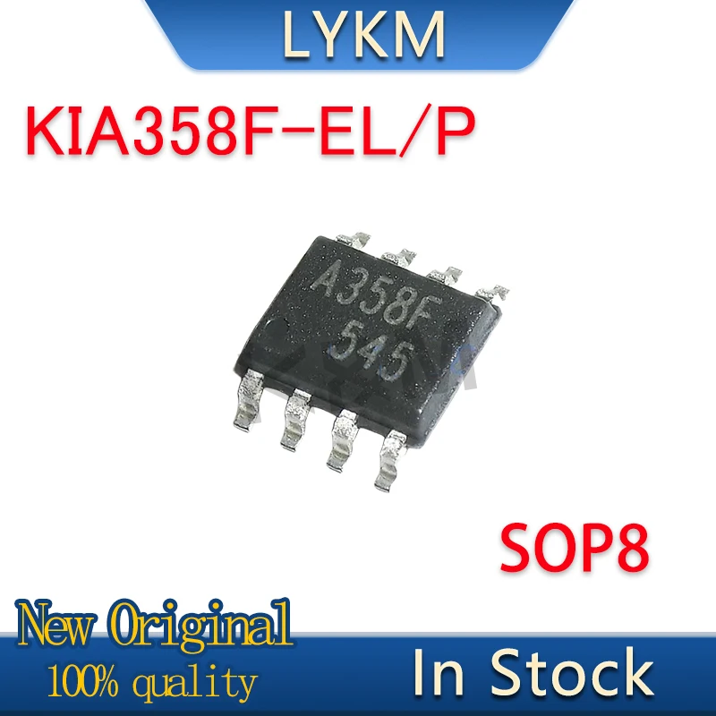 10/PCS New Original KIA358F-EL/P KIA358F A358F SOP8 Operational amplifier chip In Stock