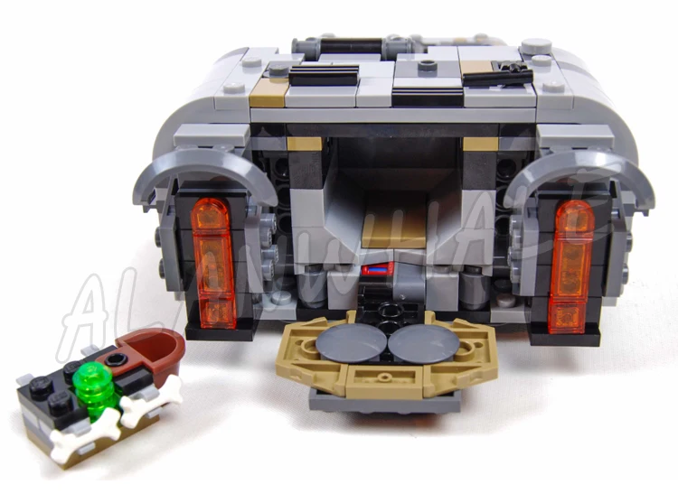 Juego de bloques de construcción modelo Landspeeder para niños, juguete de construcción con ruedas ocultas, vehículo de líder de bandas infame, modelo Landspeeder 426, 10911, piezas