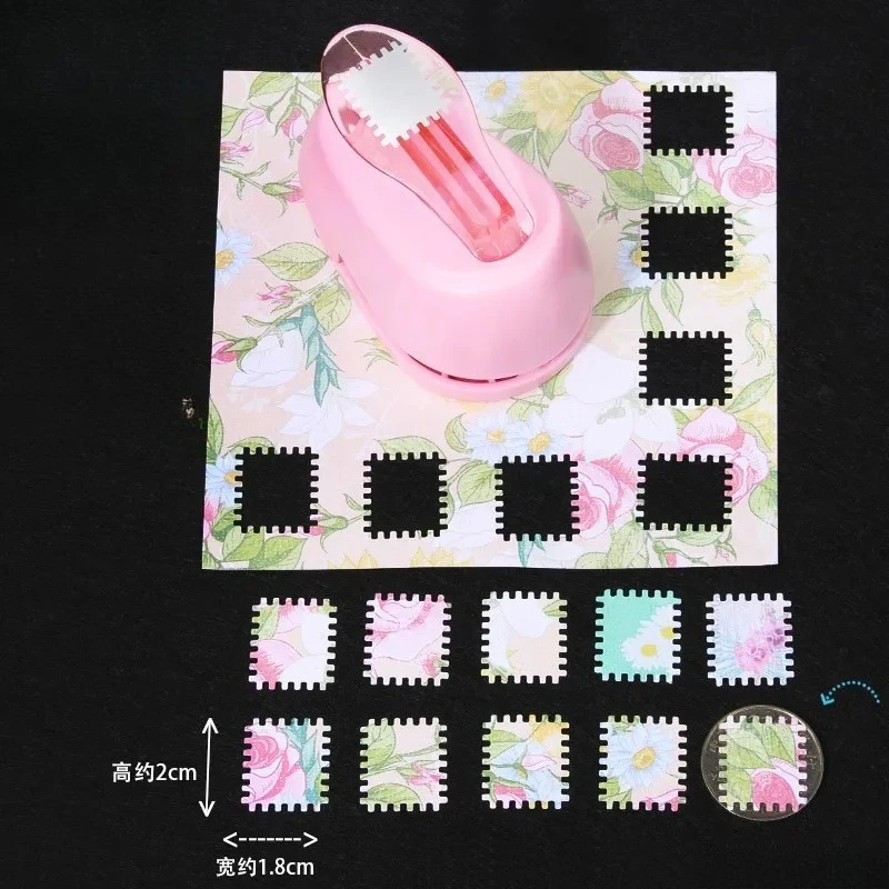 เครื่องเจาะรูแบบใหม่ สำหรับงาน DIY รูปทรงต่างๆ เครื่องปั๊มนูนลาย เครื่องเจาะรูกลม เครื่องเจาะรูแบบฟันปลา เครื่องปั๊มนูนลาย สีสุ่ม