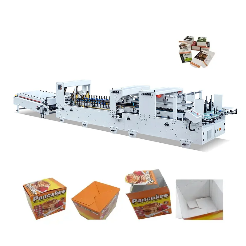 Machine à coller les boîtes en papier, semi-automatique, coins élaborées, Pa