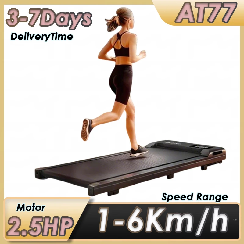 AOLAYGO AT77 Laufband mit Bürstenlosem Motor Geschwindigkeitsbereich 1-6 km/h Maximale Belastung 100 kg Laufmaschine mit Verstellbarer Neigung Geräuscharmes Laufband