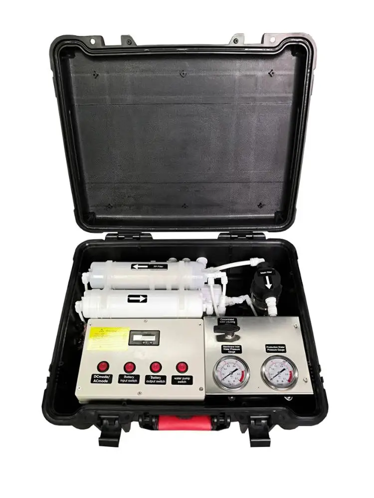 Спасательный очиститель воды на солнечной энергии, система очистки воды UF, Очистительная установка RO для очистки питьевой воды на открытом воздухе