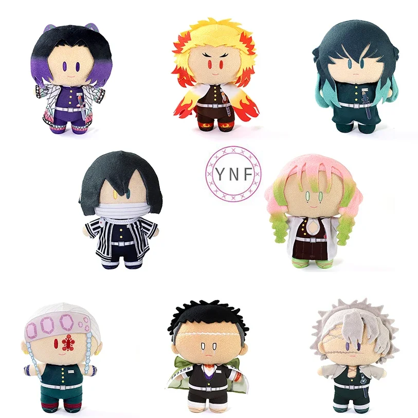 

Аниме Demon Slayer Kanroji Mitsuri Iguro Obanai Shinazugawa Sanemi Himejima Gyomei Косплей мультяшная кукла подарок игра