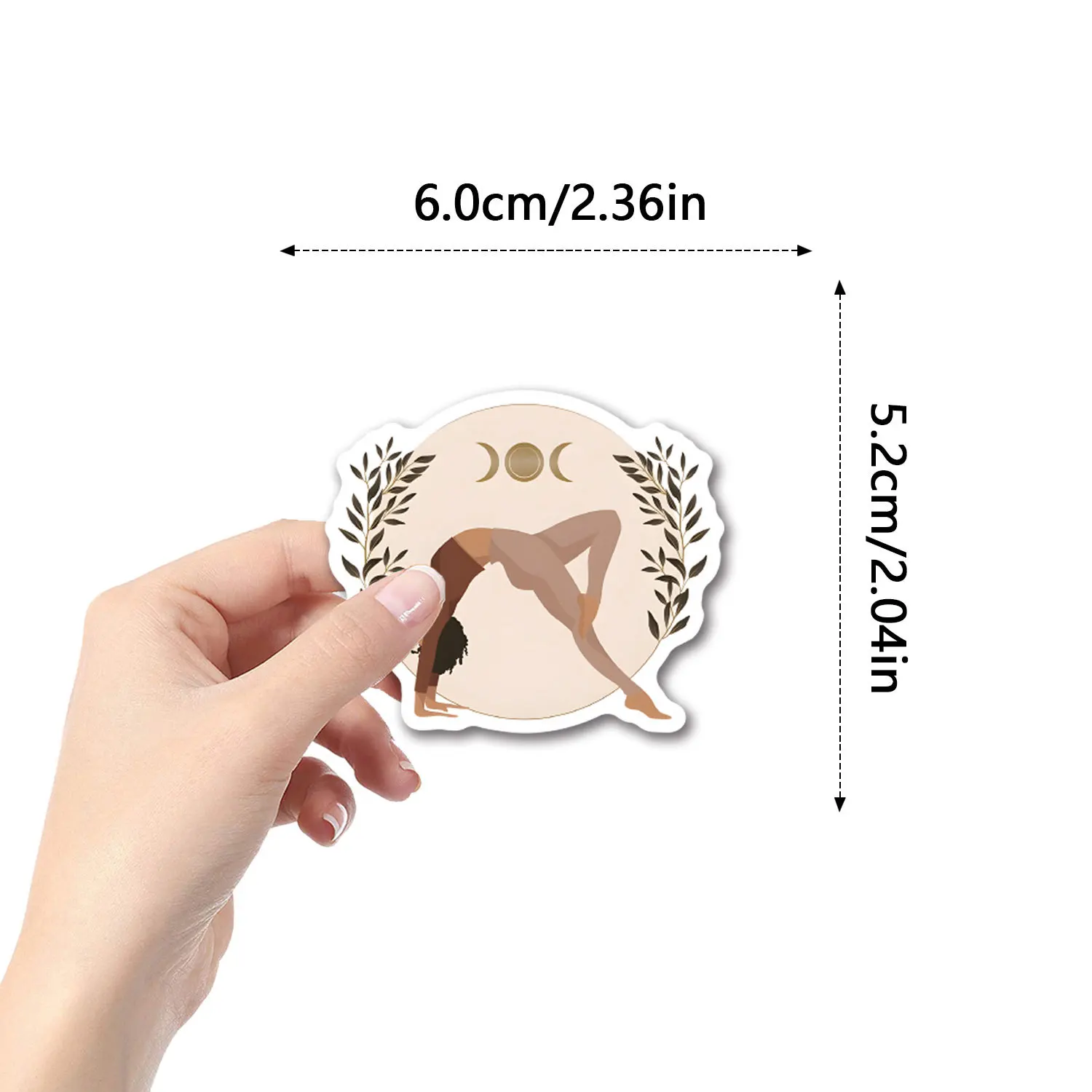 

55/110PCS Yoga Fitness Sports Graffiti Stickers Cartoon DIY Wardrobe Pencil Box Scrapbook Diary Decorative Stickers Toy Gifts