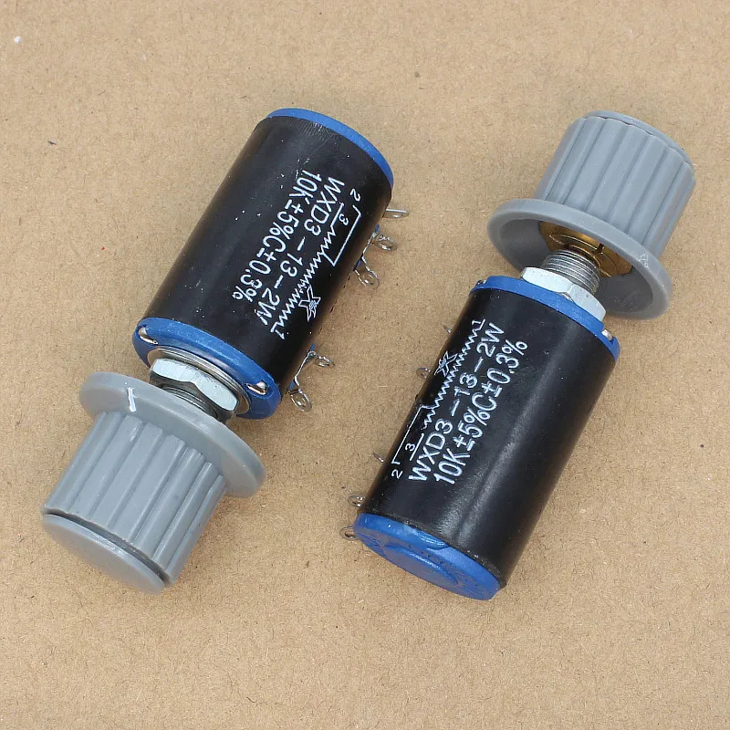 Single10KPrecision Multi-Ring Wire-Wound Potentiometer（With Big Knob）High Quality Adjustable Resistor（10Circle）