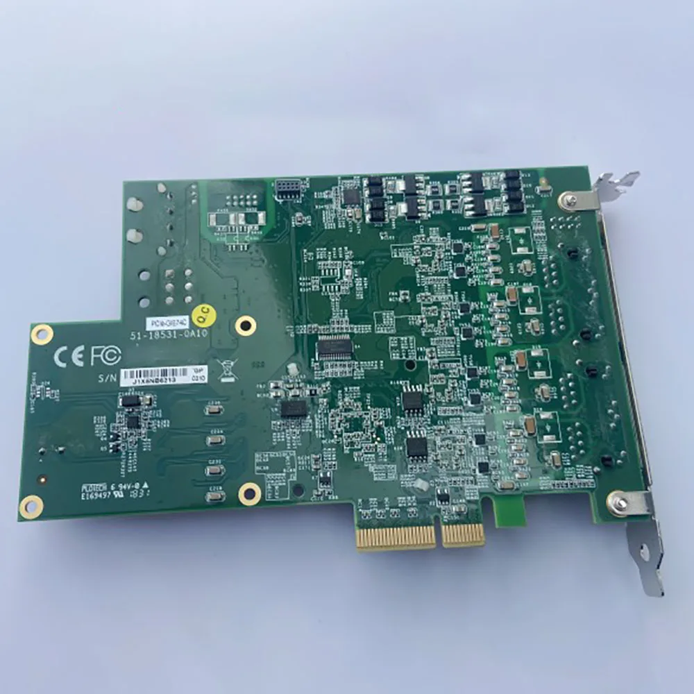 

high stability Image Acquisition Card 4-port Industrial Camera Control Card PCIe-GIE74C