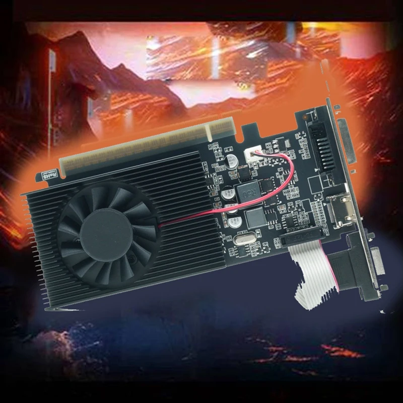 GT730 4GB กราฟิกการ์ด GT730 DDR3 128Bit GDDR3 กราฟิกการ์ด-ใช้งานร่วมกับ,เอาต์พุต DVI และ VGA