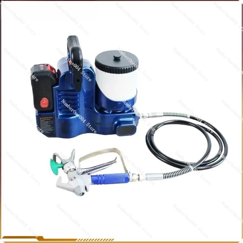 High-pressure Lithium Battery Airless Sprayer Electric Charging Paint Small Backpack Spray 6 Adjustable Speeds Painting Machine