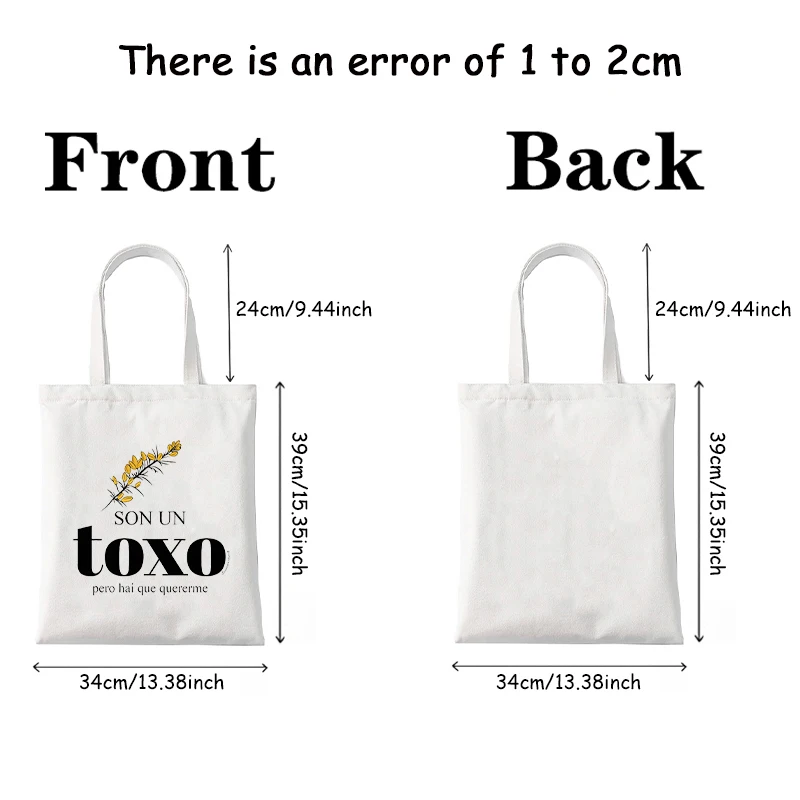 Casual Canvas Tote Bag, 
