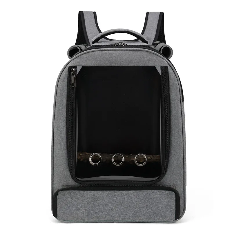 Lightweight Bird Parrot Travel Walking Carriers Bag Cage Outdoor Mesh Large Pet Carrier Foldable Travel Backpack
